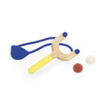 Janod Applepop Slingshot Gallery - 4 Falling Targets Fun