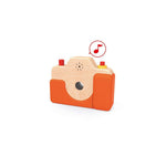 Janod Toddler Camera - Wooden Camera with Flash & Kaleidoscope