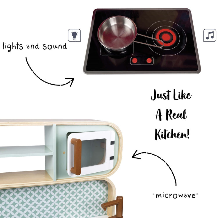 Janod Big Cooker Reverso - Kitchen & Laundry with 8 Accessories