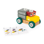 Janod Brico'Kids Bear Car - 24 Accessories for Builders