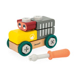 Janod Brico'Kids Bear Car - 24 Accessories for Builders