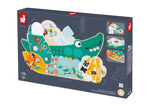 Janod Crocodile Busy Board - Jungle Motor Skills Activity