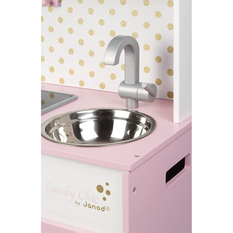 Janod Candy Chic Big Cooker - Lights, Sounds, 6 Accessories