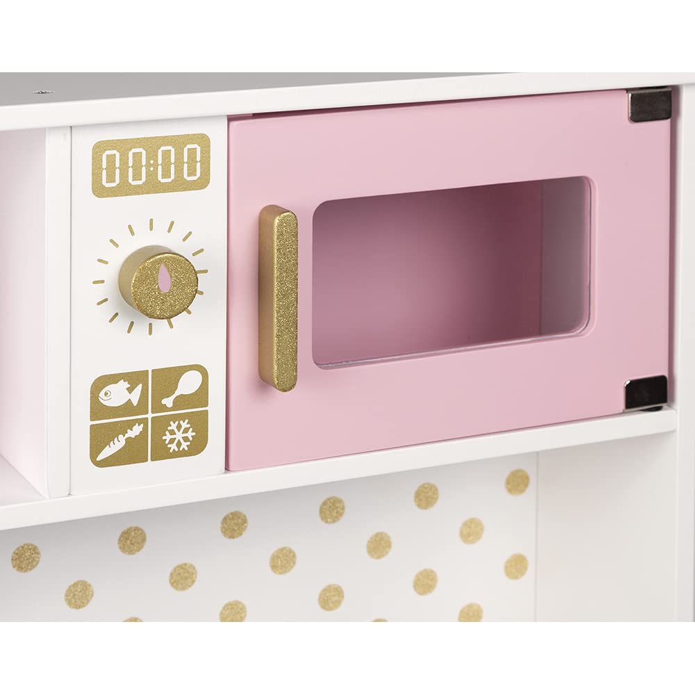 Janod Candy Chic Big Cooker - Lights, Sounds, 6 Accessories