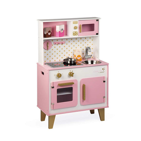 Janod Candy Chic Big Cooker - Lights, Sounds, 6 Accessories