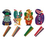 Janod Funny Animals Weaving Kit - Create 4 Braided Scenes