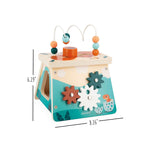 Janod Dino Shape Sorter - 5-in-1 Wooden Activity Volcano