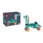 Janod Portosaurus Ride-On - Steerable Wooden Dino Adventure