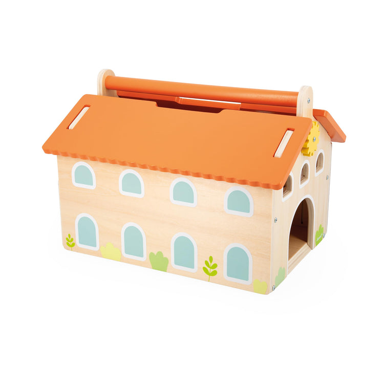 Janod My First Barn - 18 Pieces, 10 Animals, Magnetic Tractor