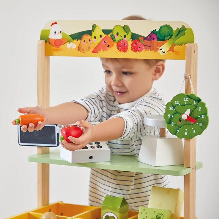 Janod Farmer's Market - 32 Accessories for Pretend Play