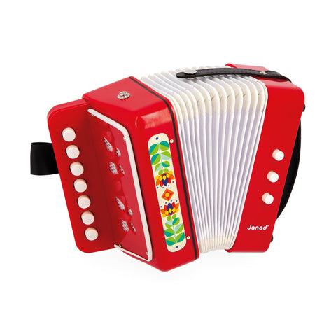 Janod Gioia Accordion - Musical Play for Ages 3 to 5 Years