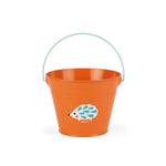 Janod Happy Garden Bucket - Metal Hedgehog Garden Bucket