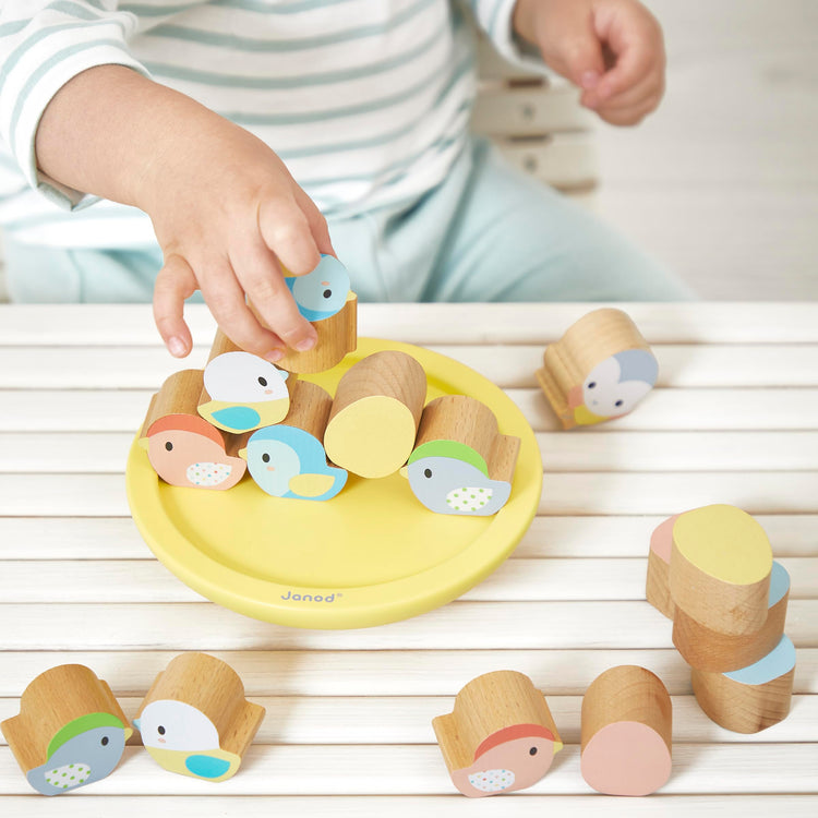 Janod Wooden Balance Toy - Builds Dexterity and Concentration