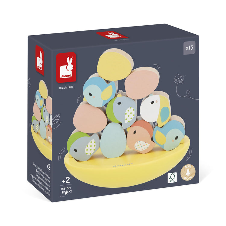 Janod Wooden Balance Toy - Builds Dexterity and Concentration