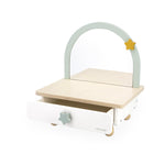 Janod Unicorn Dressing Table - Wooden Vanity with 7 Accessories