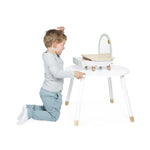Janod Unicorn Dressing Table - Wooden Vanity with 7 Accessories