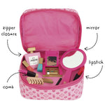 Janod Little Miss Vanity Case - 9-piece Pretend Play Beauty Kit