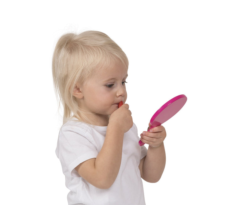 Janod Little Miss Vanity Case - 9-piece Pretend Play Beauty Kit
