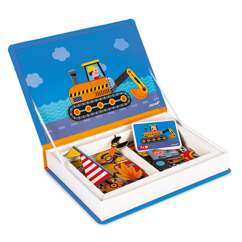 Janod Racers Magneti'Book - 50 Magnets for Vehicle Building