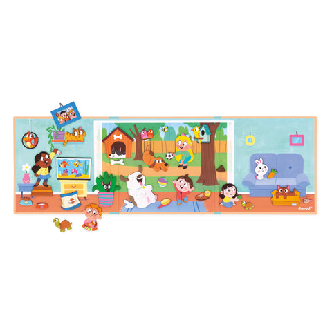 Janod Domestic Animals Magneti'Stories - 30-Piece Pet Play