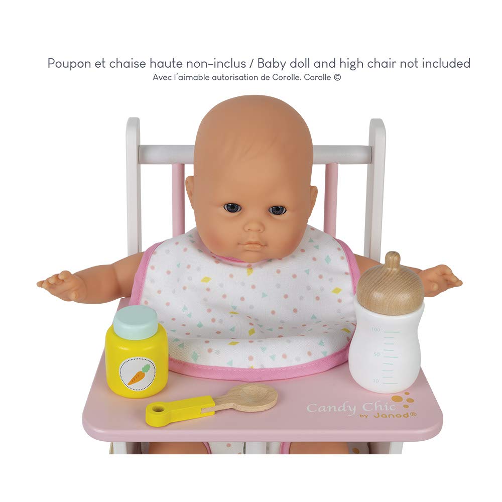 Janod Nursery Changing Set - Doll Diaper Bag with 9 Accessories