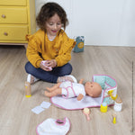 Janod Nursery Changing Set - Doll Diaper Bag with 9 Accessories
