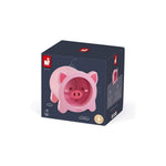 Janod Pink Piggy Bank - Magnetic Wooden Saver Kids Love