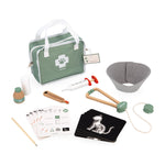 Janod Vet Suitcase - 15-piece Pet Care Kit with X-rays & Badge