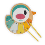 Janod Bird Wooden Xylophone - My First Musical Toy for Tots