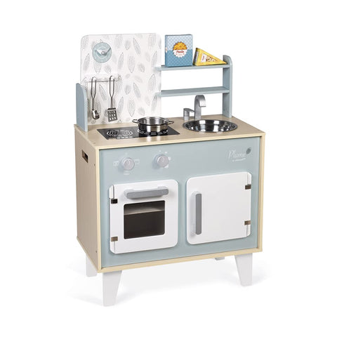 Janod Mint Wooden Kitchen - 5 Accessories and Sound Effects