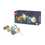 Janod Pull-Along Caterpillar - Sweet Cocoon Walking Companion