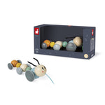 Janod Pull-Along Caterpillar - Sweet Cocoon Walking Companion