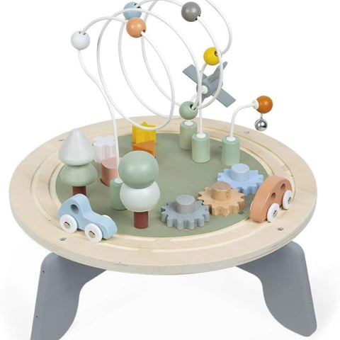 Janod Activity Table - Adjustable Height Multi-Play Fun