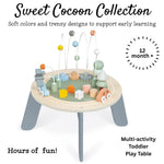 Janod Activity Table - Adjustable Height Multi-Play Fun