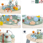 Janod Activity Table - Adjustable Height Multi-Play Fun