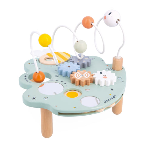 Janod Leaf Station - 5 Wooden Activities for Fine Motor Play