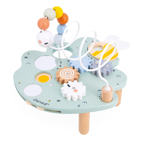 Janod Leaf Station - 5 Wooden Activities for Fine Motor Play