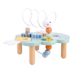 Janod Leaf Station - 5 Wooden Activities for Fine Motor Play