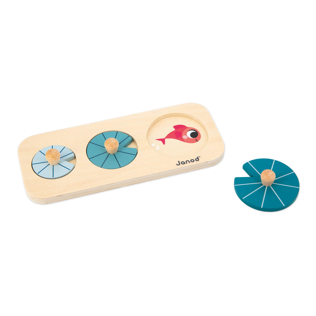Janod Toy Box 12M - 4 Early Learning Toys for Baby Growth