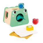 Janod Toy Box 12M - 4 Early Learning Toys for Baby Growth