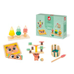Janod Toy Box 36M - 4 Age-Right Toys for Curious Minds+