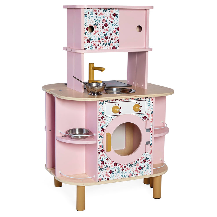 Janod Twist Kitchen - Expandable Wooden Kitchen with Lights