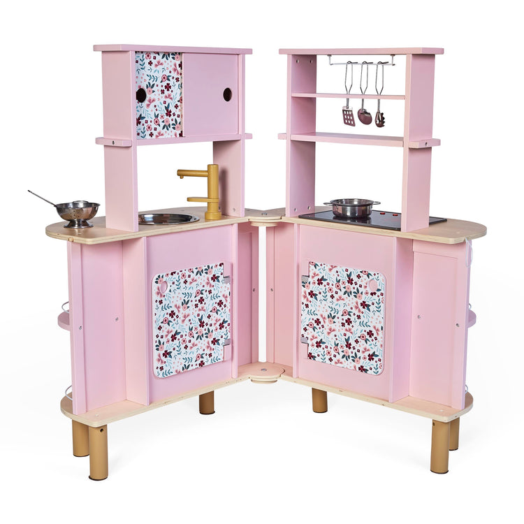 Janod Twist Kitchen - Expandable Wooden Kitchen with Lights