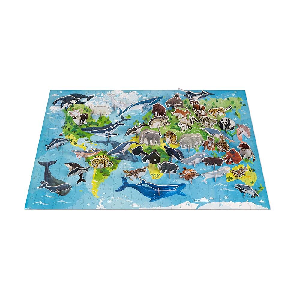Janod WWF Priority Species Puzzle - 350 Pieces and Figures