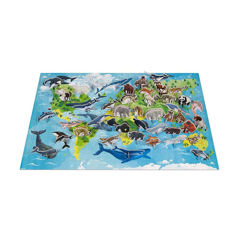 Janod WWF Priority Species Puzzle - 350 Pieces and Figures