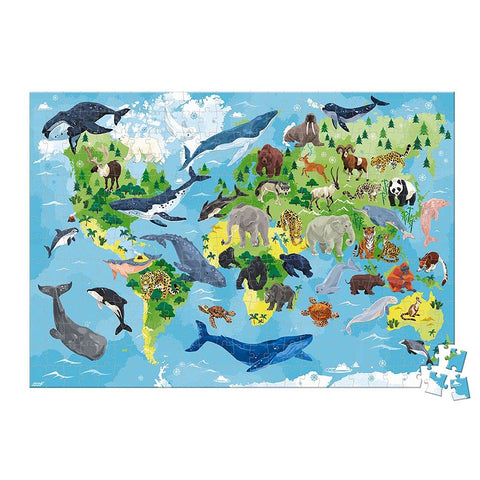 Janod WWF Priority Species Puzzle - 350 Pieces and Figures