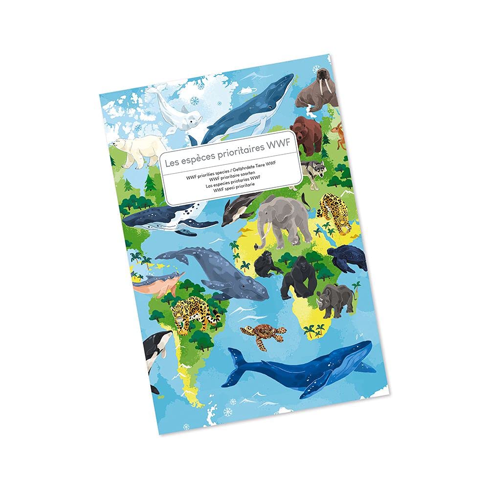 Janod WWF Priority Species Puzzle - 350 Pieces and Figures