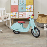 Janod Wooden Scooter Balance Bike - First Rides for Toddlers