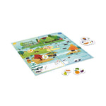Janod WWF Veggie Planet - 2-in-1 World Food Speed Game Set