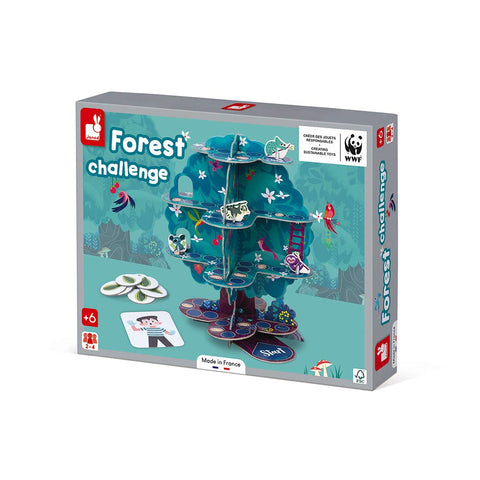 Janod WWF Forest Challenge - 3D Tree Racing Adventure Set